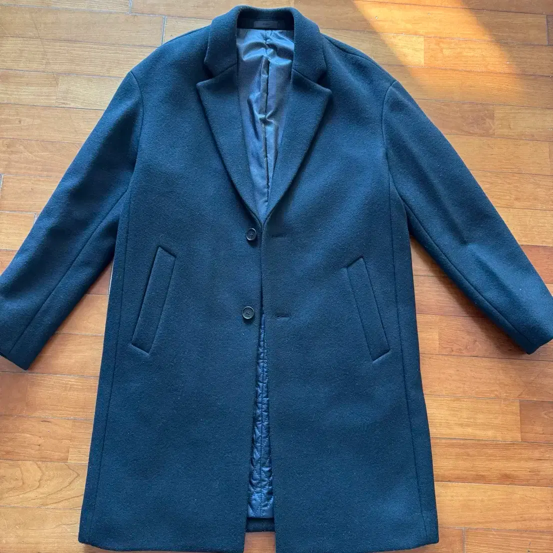 코모도(정품) 남성 오버핏 코트 네이비/블랙 두가지