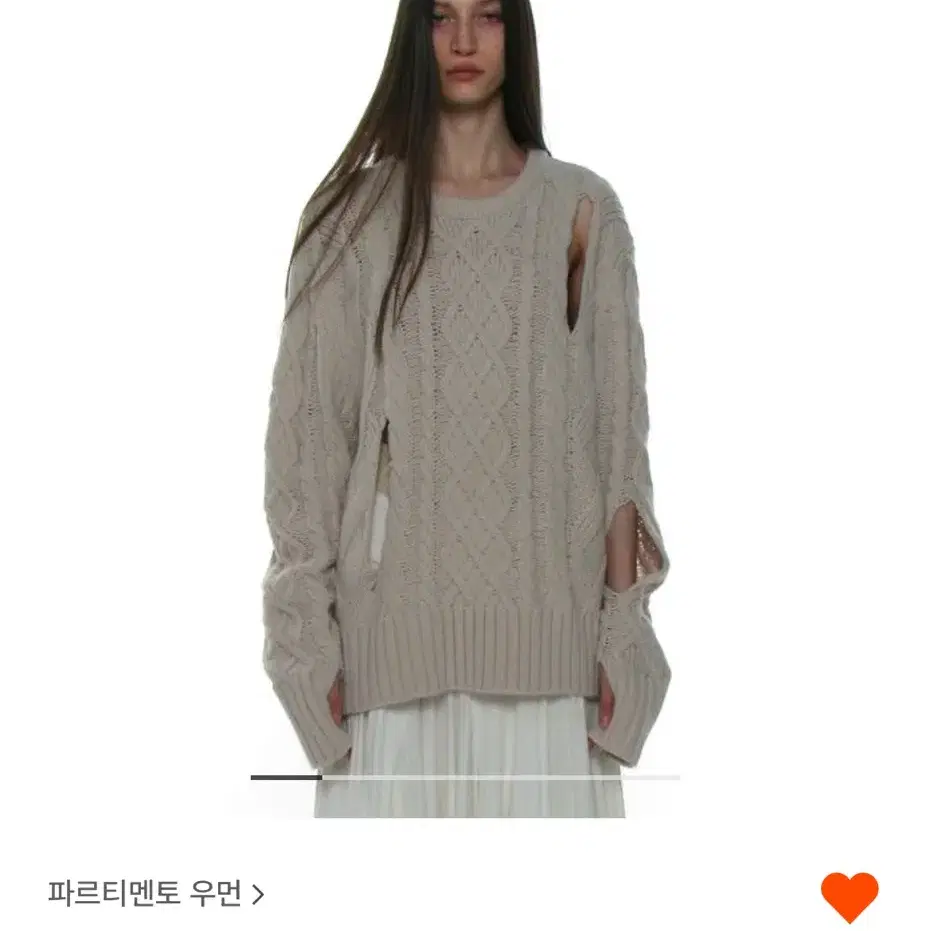 파르티멘토 우먼 니트 아이보리