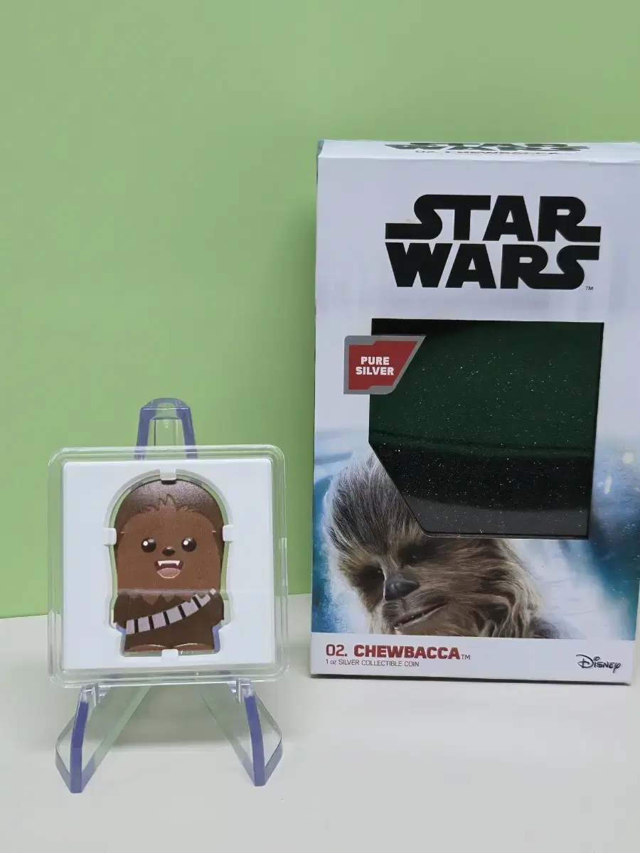 CHEWBACCA 1온스 색채 은화