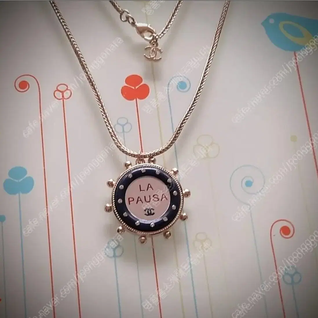 샤넬목걸이 Chanel Lapausa Necklace 행운상징 정품