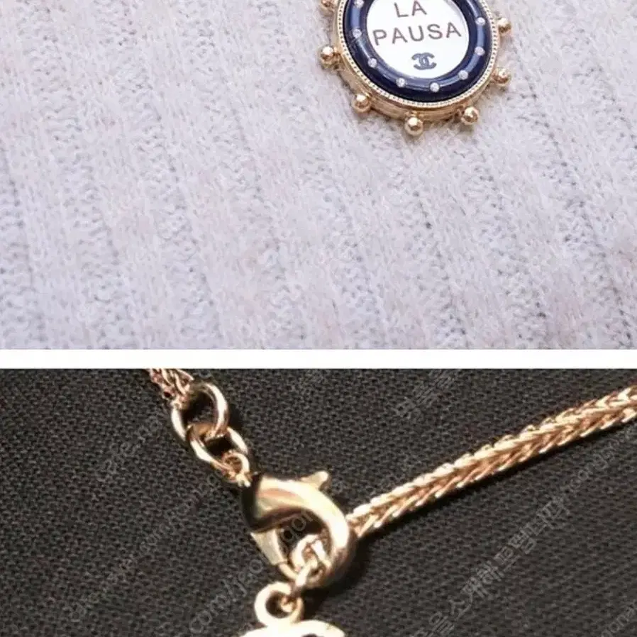 샤넬목걸이 Chanel Lapausa Necklace 행운상징 정품