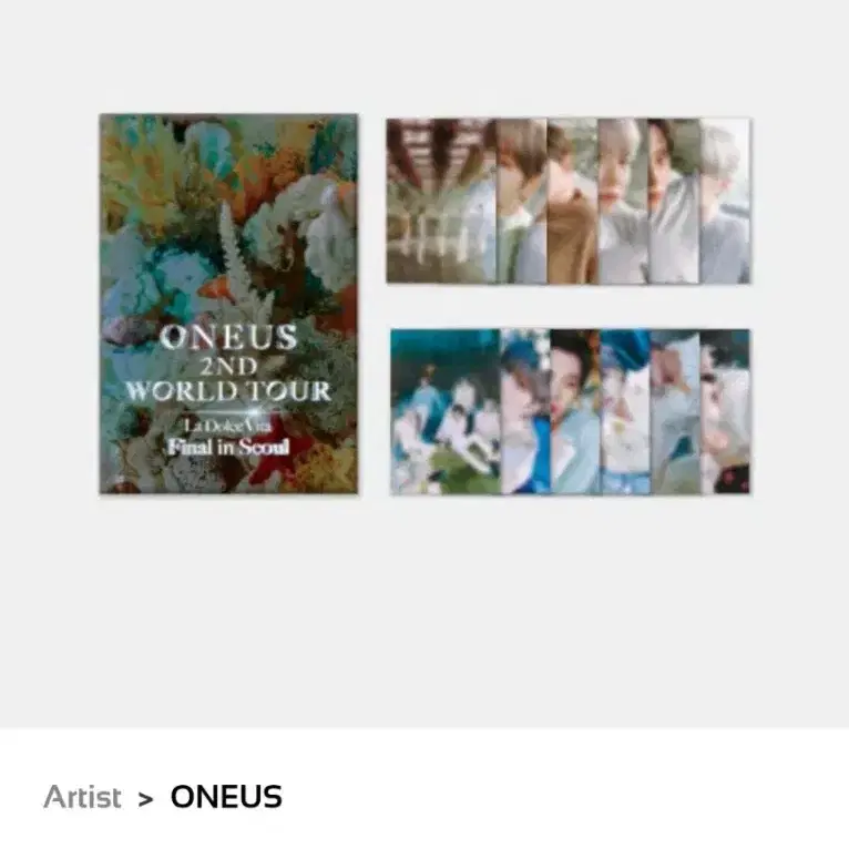 원어스 ONEUS 2ND WORLD TOUR POSTCARD SET 분철