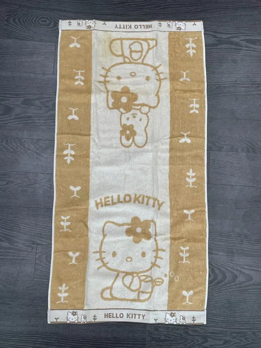 고전 헬로키티 양면 타올 hellokitty 키치 갸루