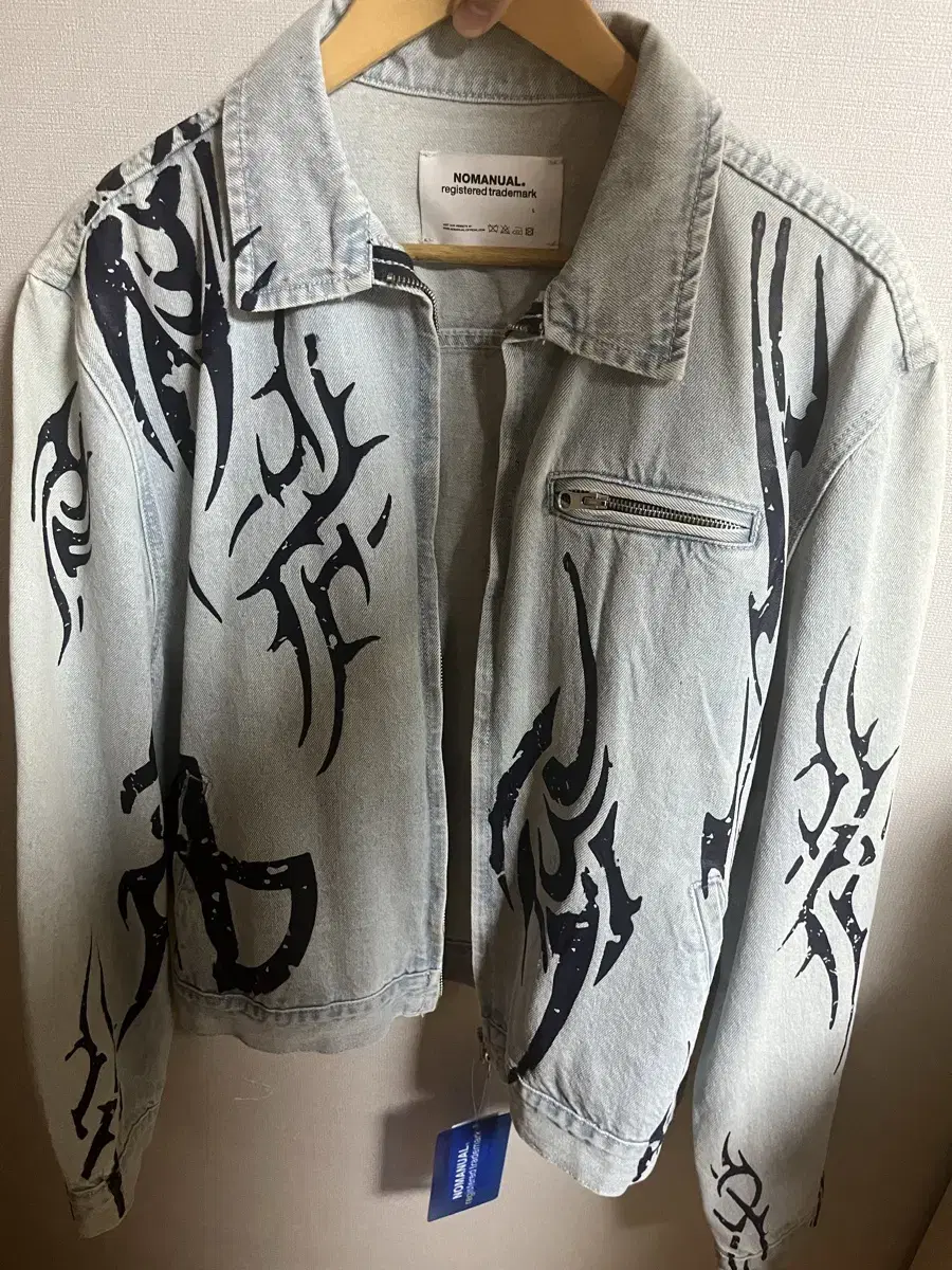 노메뉴얼 트라이벌 데님 자켓 N.T DENIM JACKET L