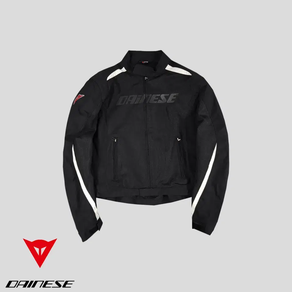 DAINESE 다이네즈 블랙 화이트 배색 메쉬 스카치 리플렉티브 나일론