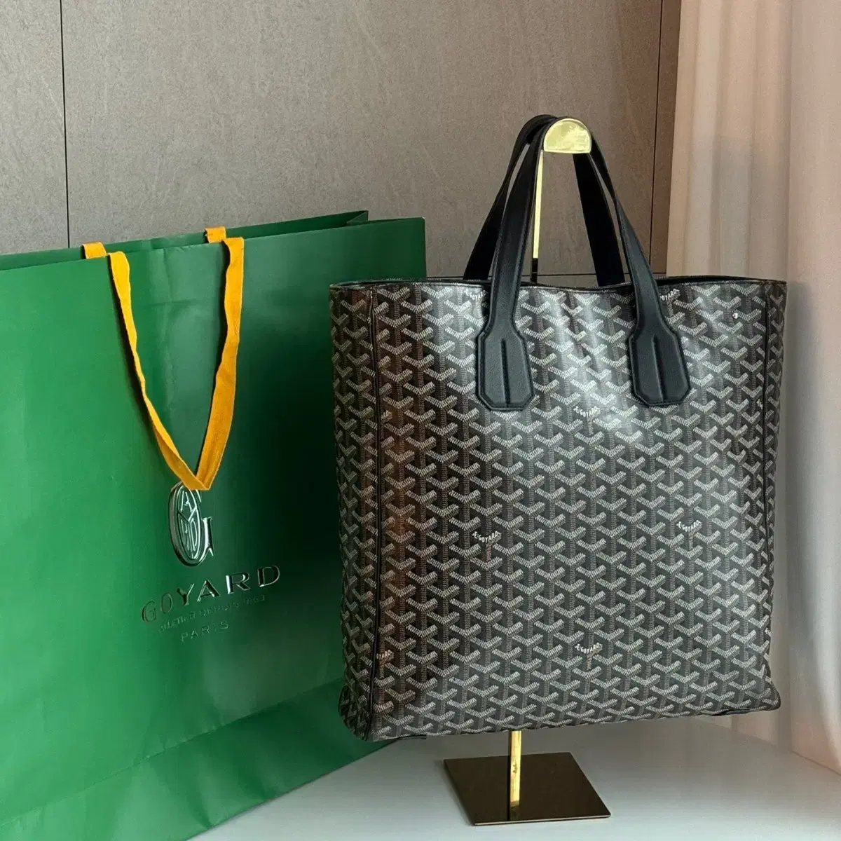 Goyard Voltaire Black Tote Bag