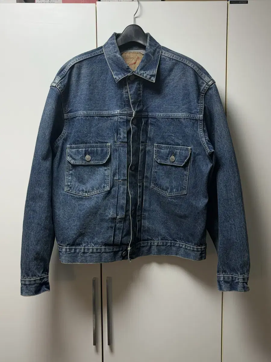 오어슬로우 데님 자켓 50s denim jacket 2year wash