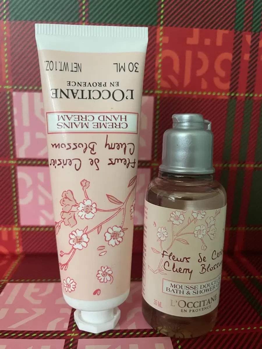 록시땅 체리블라썸 핸드크림 샤워젤 35ml