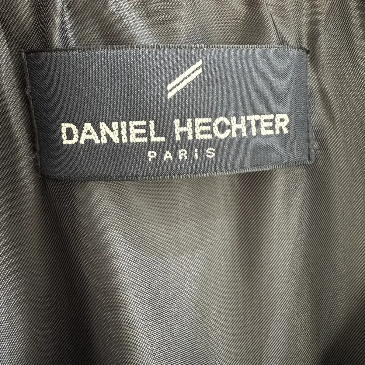 DANIEL HECTHER 가죽 반팔코트