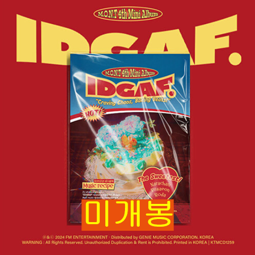 몬트 (M.O.N.T) - IDGAF (미개봉, CD)