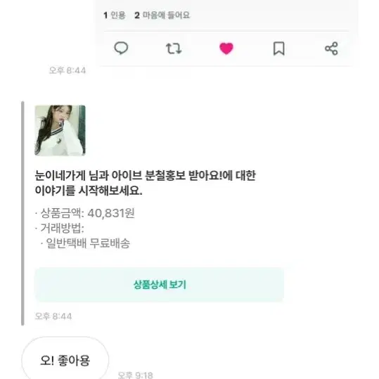 눈이네 가게 박제