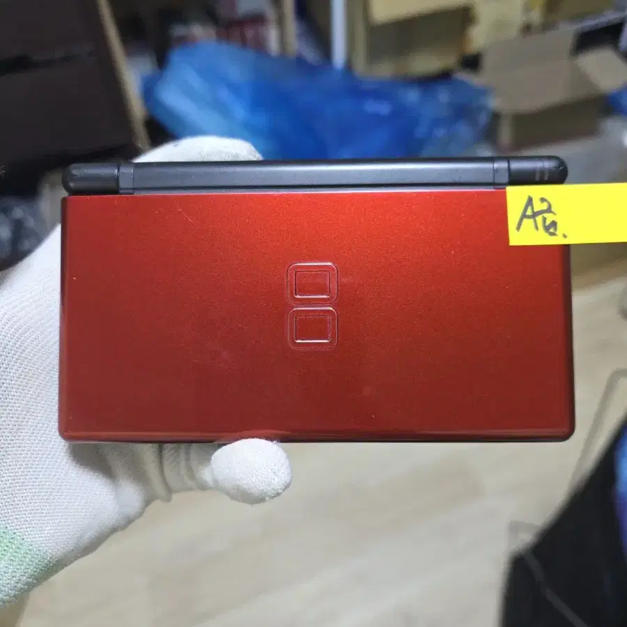 A급 닌텐도 DS Lite DSL크림슨블랙 하단 새액정