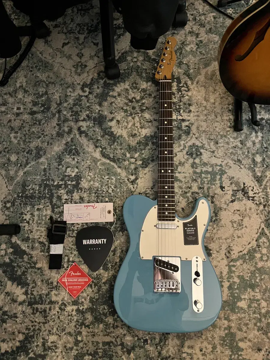 fender player2 telecaster(펜더 텔레 아쿠아톤 블루)