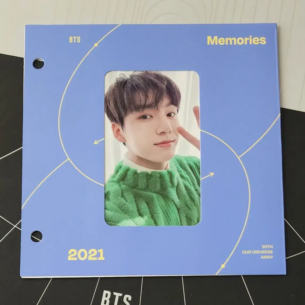 방탄 bts 2021메모리즈 블루레이 정국포카