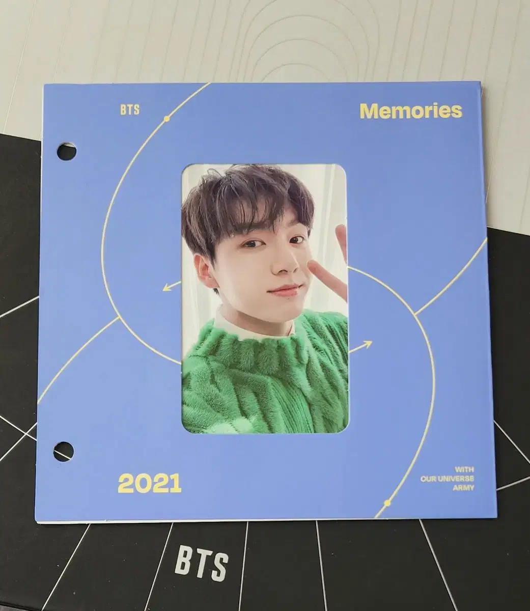 방탄 bts 2021메모리즈 블루레이 정국포카