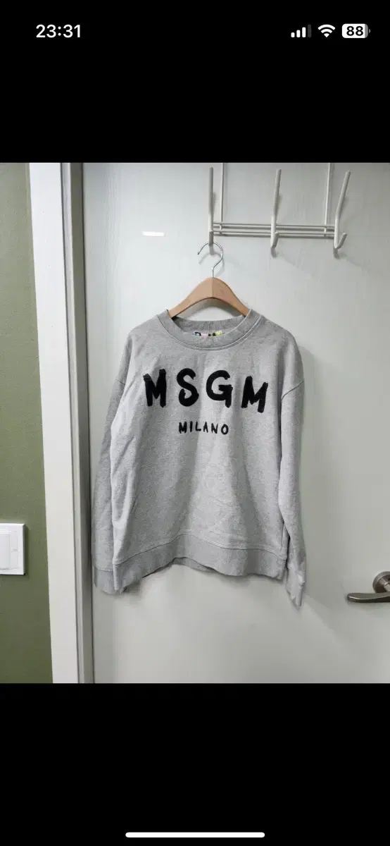 MSGM 기모 맨투맨 (s)