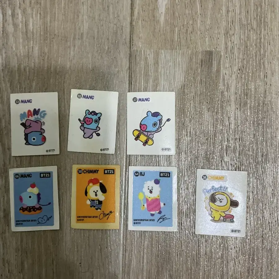 Bt21 띠부씰 일괄