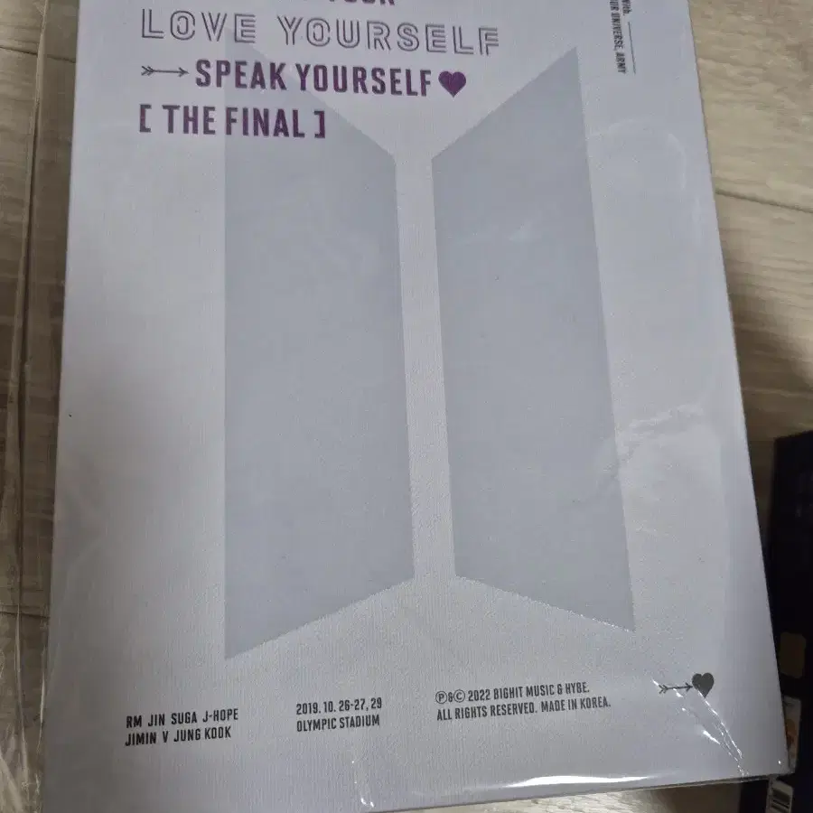 BTS SPEAK YOURSELF THE FINAL DVD