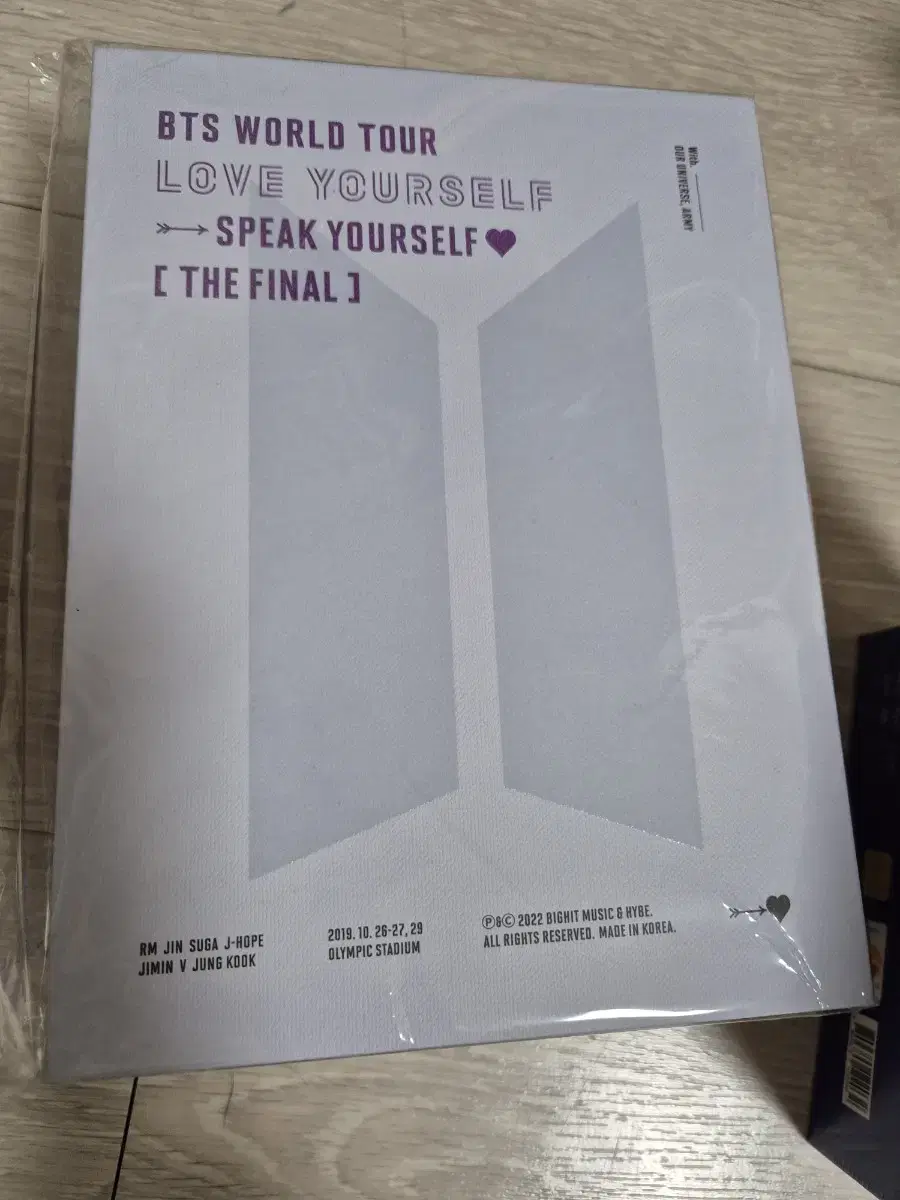 BTS SPEAK YOURSELF THE FINAL DVD