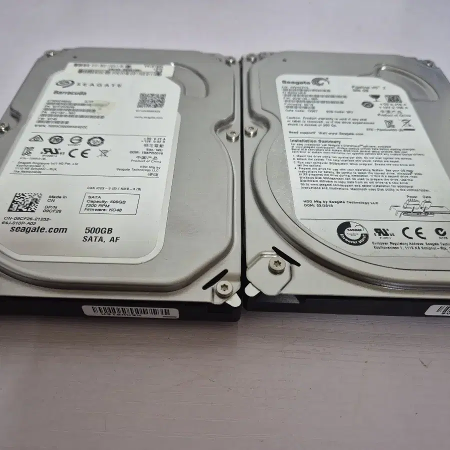 HDD 500G 2개