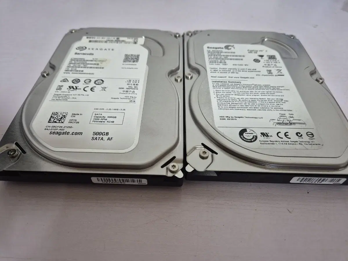 HDD 500G 2개