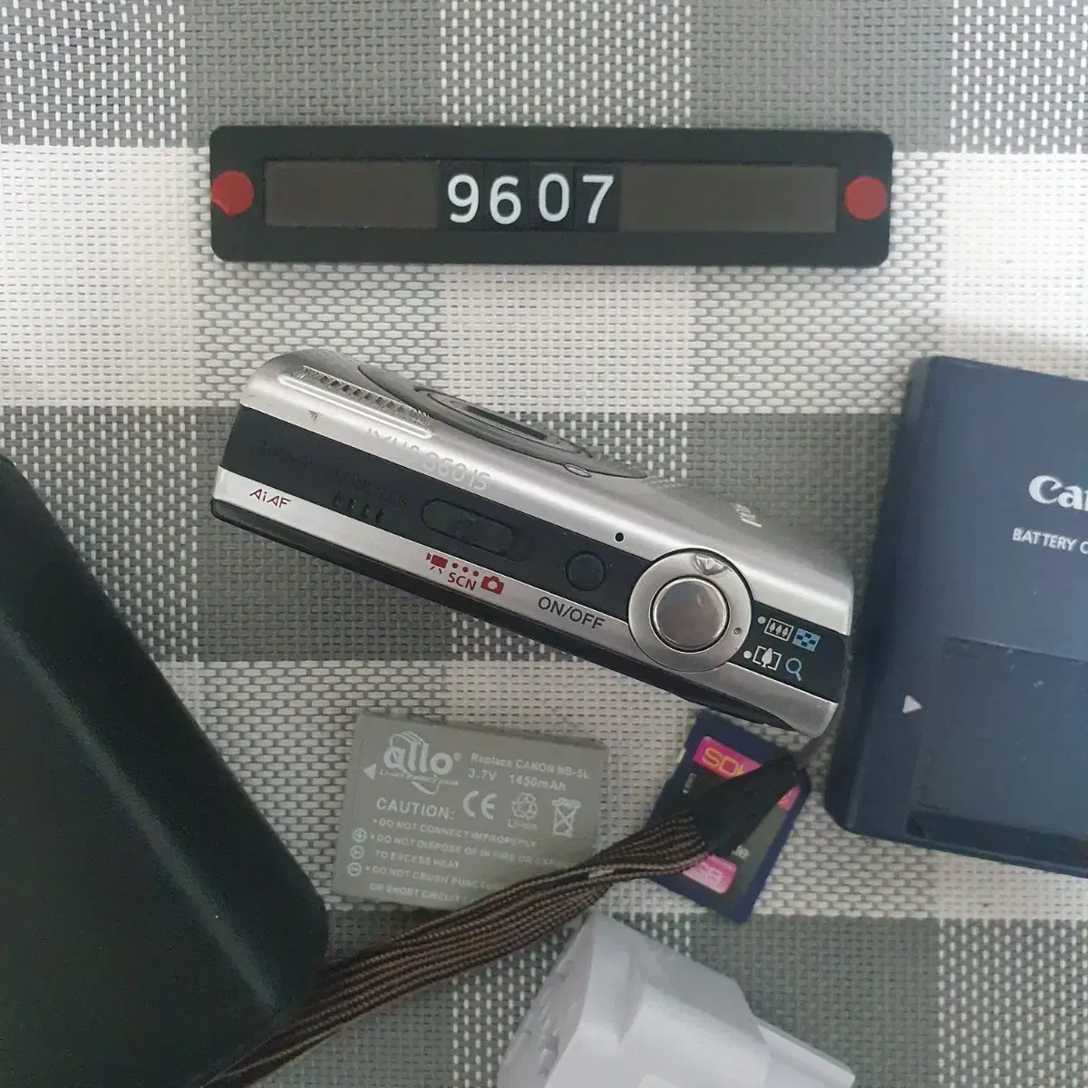 캐논 익서스 860 IS 디지털카메라 파우치포함