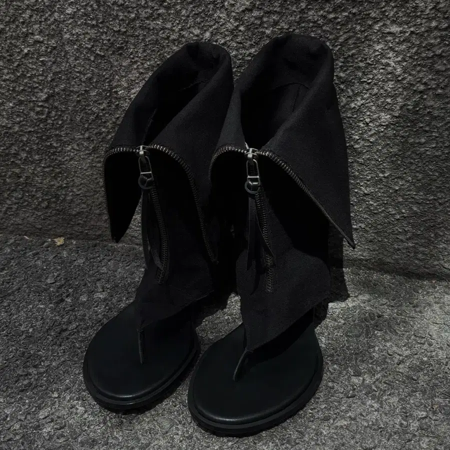 보헤미안서울 ECLIPSE LINEN FLIP FLOP BOOTS