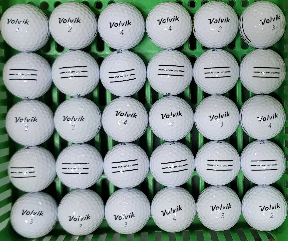 Volvik FLYON 3-piece golf ball 30 pieces (A+ grade) Lost ball