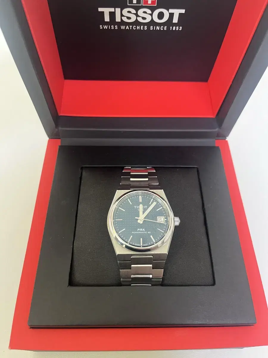 티쏘 tissot prx 35 파워매틱 오토매틱 auto 청판