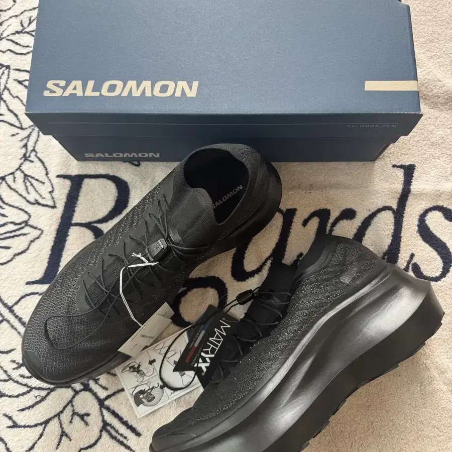 살로몬 x 꼼데가르송 옴므 펄사 플랫폼 블랙  CDG x SALOMON