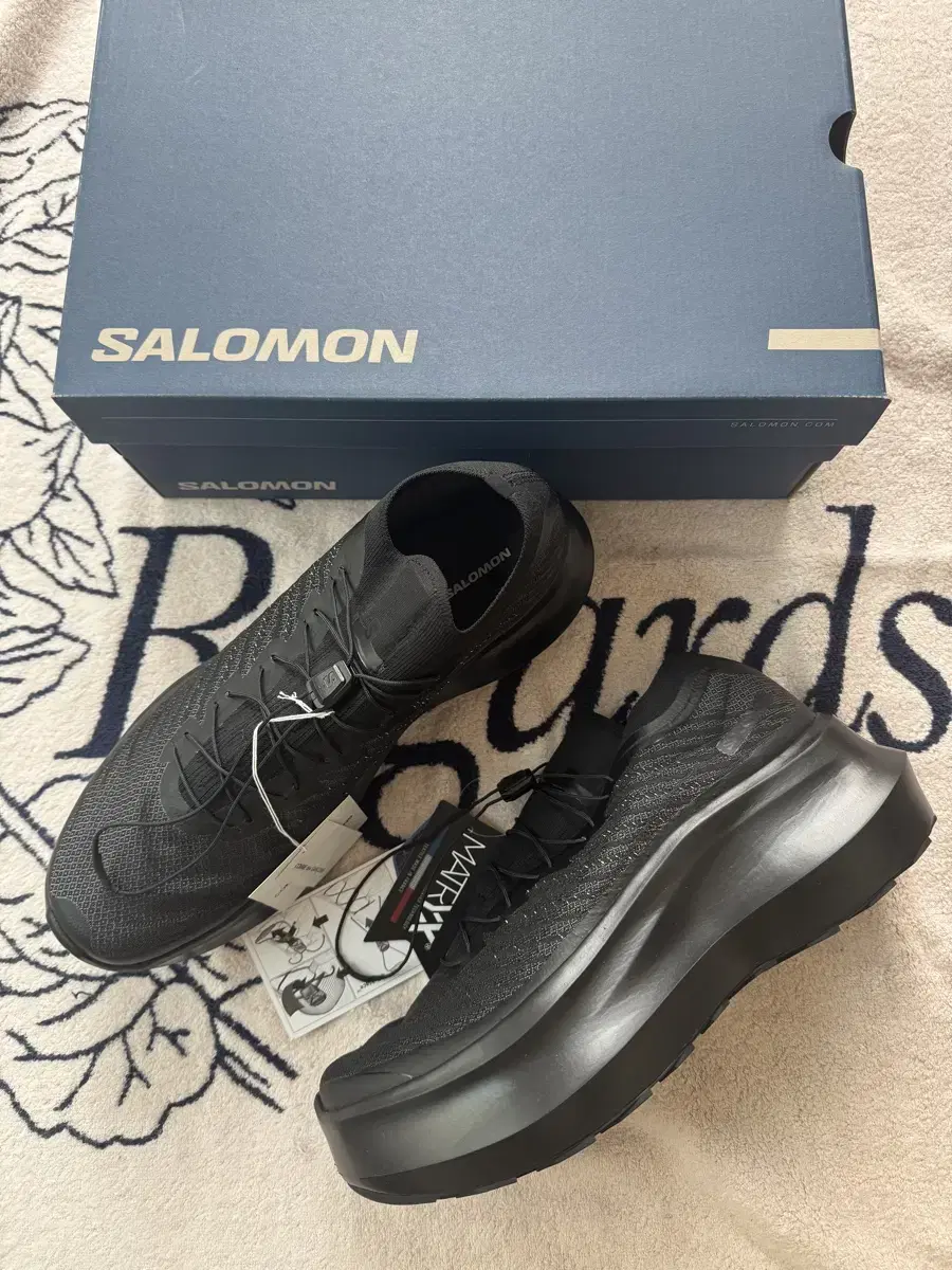 살로몬 x 꼼데가르송 옴므 펄사 플랫폼 블랙  CDG x SALOMON