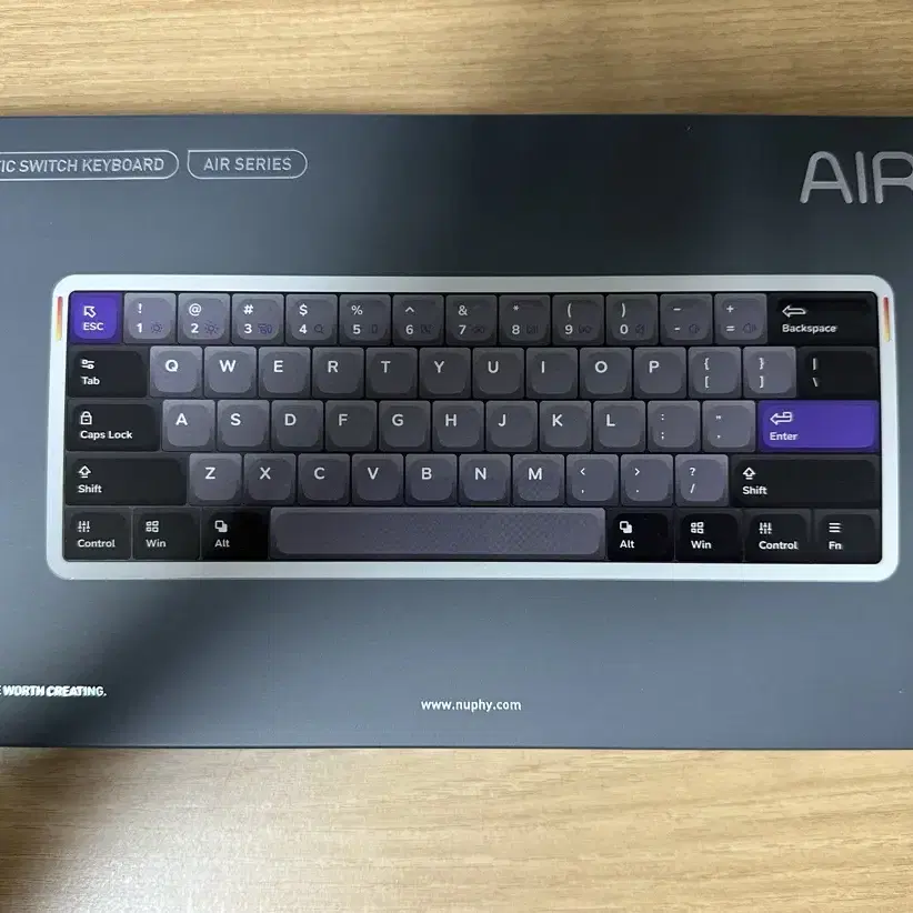 NUPHY AIR60 HE 자석축 (제이드 프로)