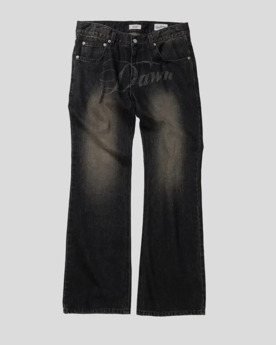 틸던 FLARED DENIM black 흑청