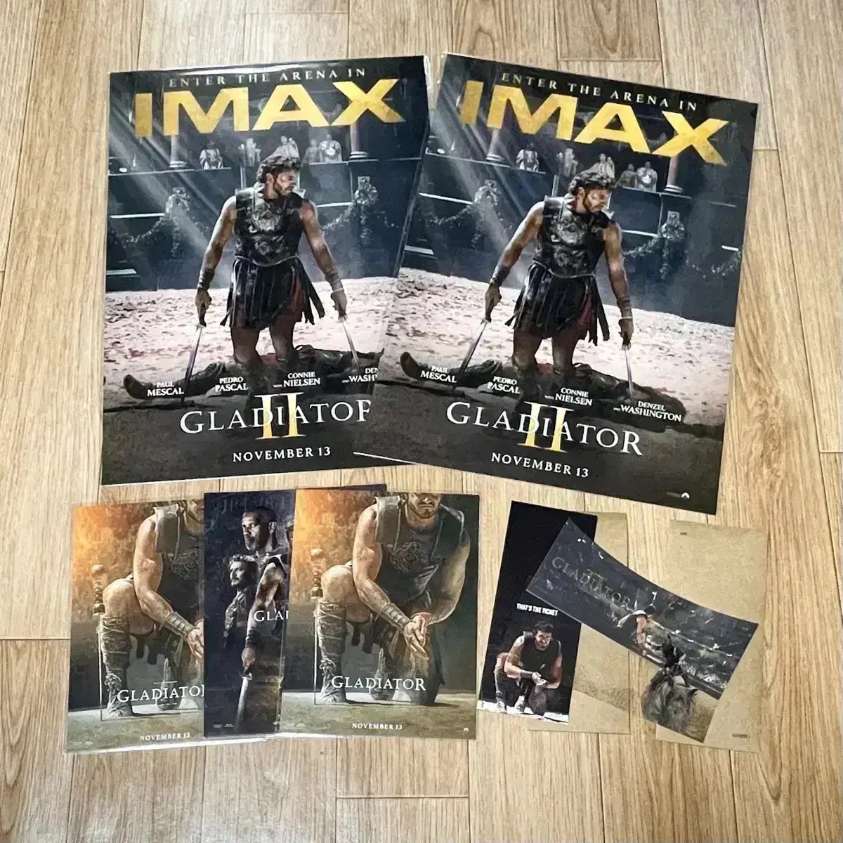 글래디에이터2 아이맥스 포스터 TTT 아트카드 글레디에이터2 IMAX