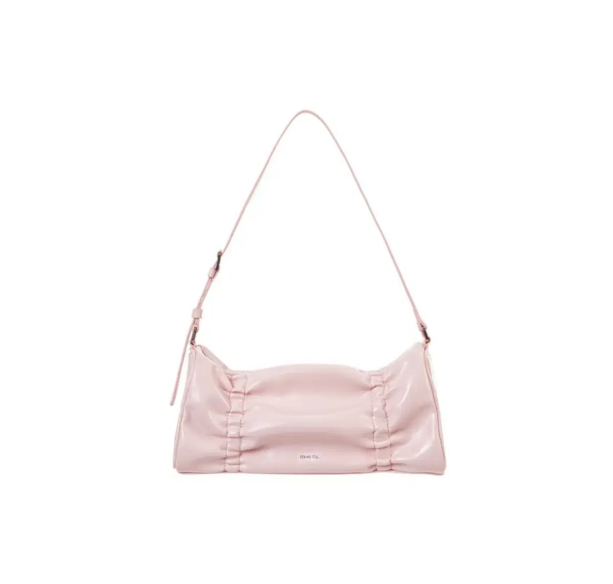 Stand Oil Pleated Bag Baby Pink