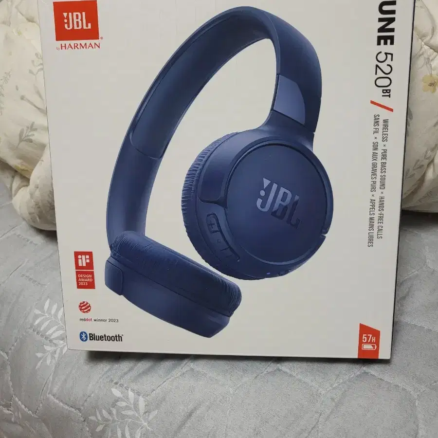 jbl tune 520bt 헤드셋 남색 팝니다