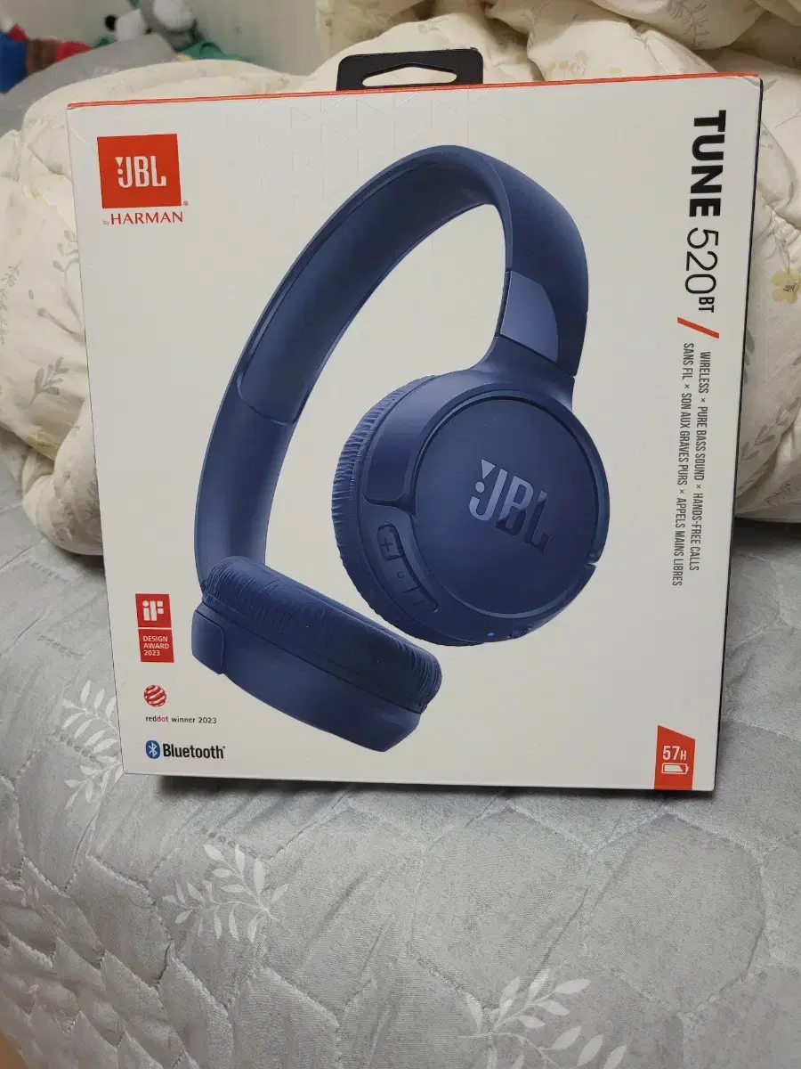 jbl tune 520bt 헤드셋 남색 팝니다