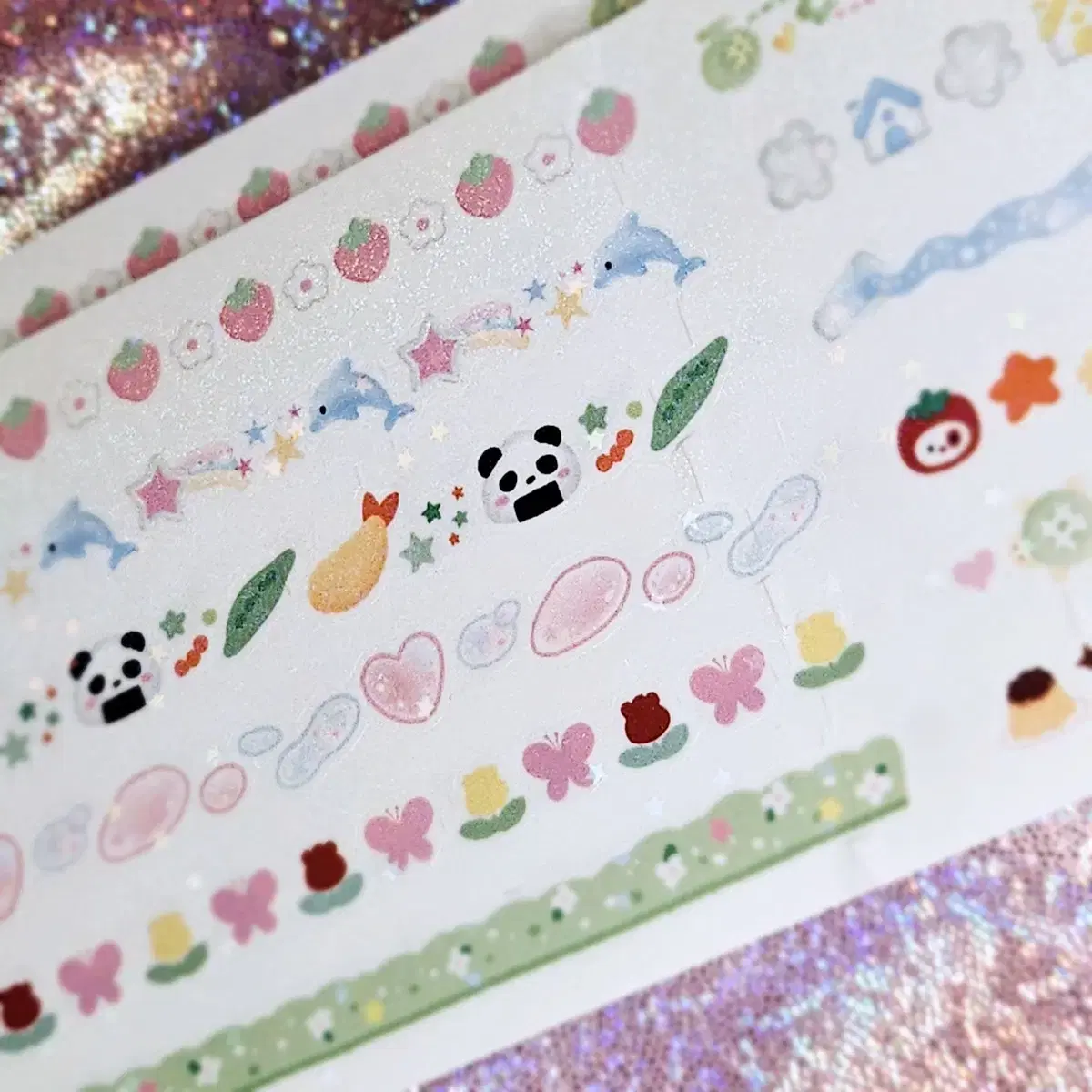 [Ding] Overseas Writer_Line Kiss Cut /Dakoo Stationery Subdivision