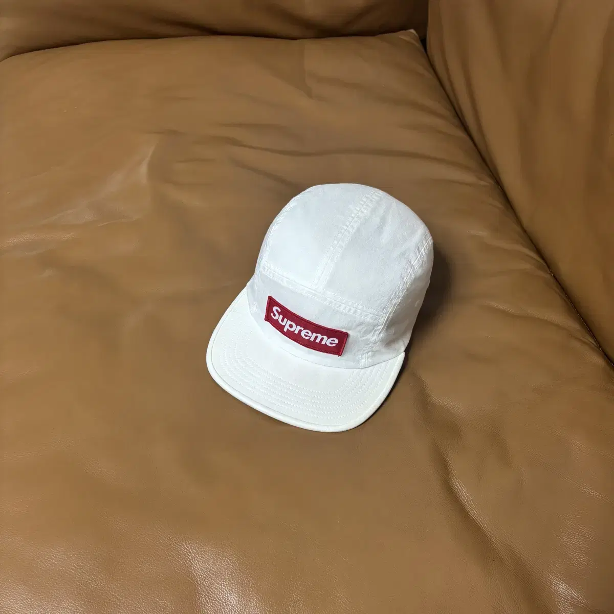 Supreme 슈프림 밀리터리 캠프캡 모자 (Military White)