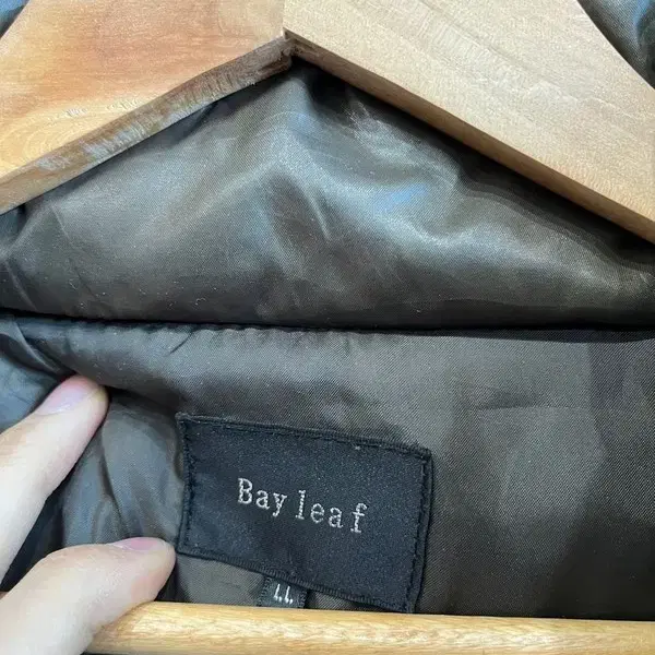 일본빈티지 Bay leaf y2k 후드 패딩 베스트 우먼즈