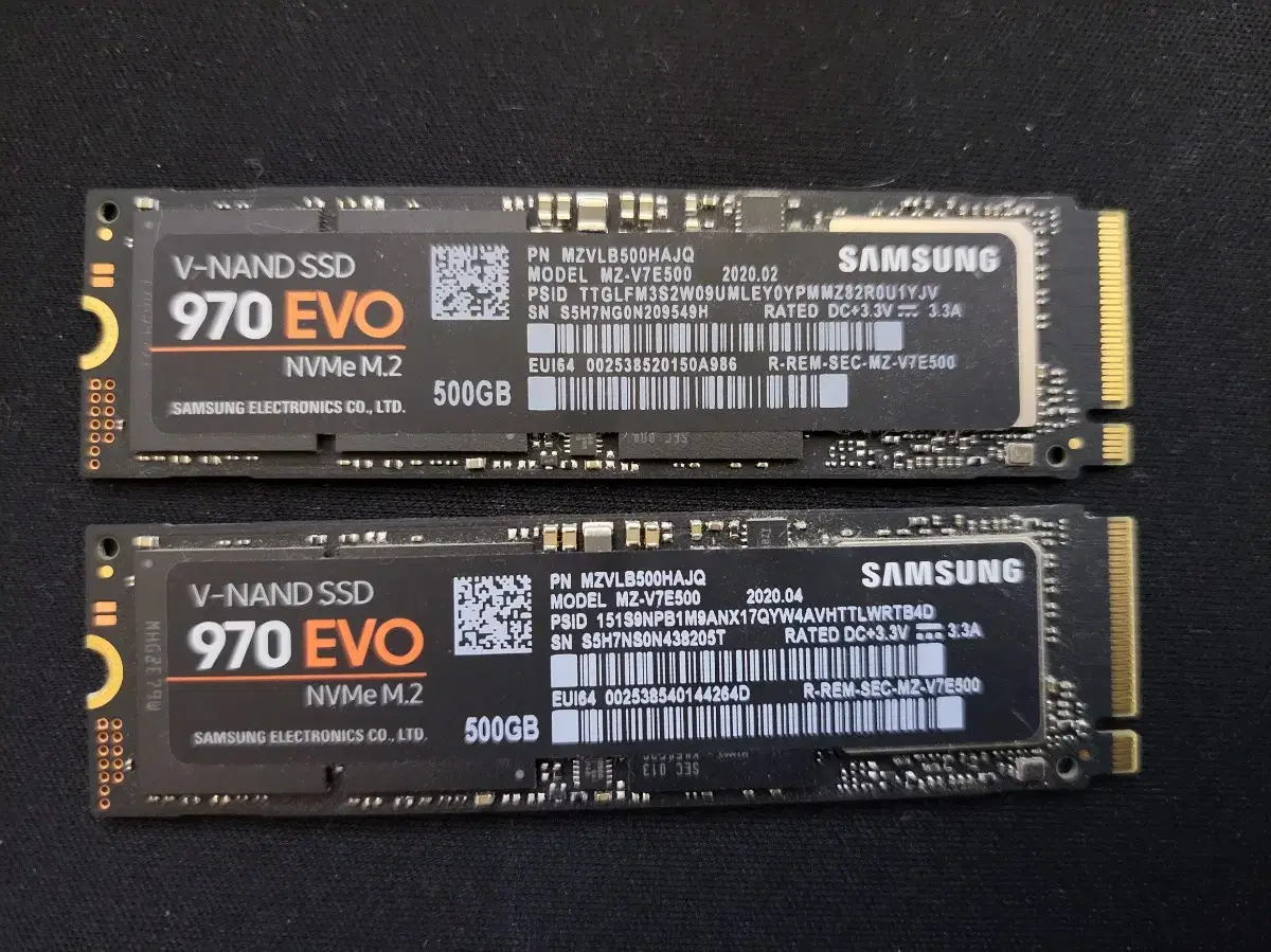 삼성 970 EVO NVME M.2 SSD 500GB