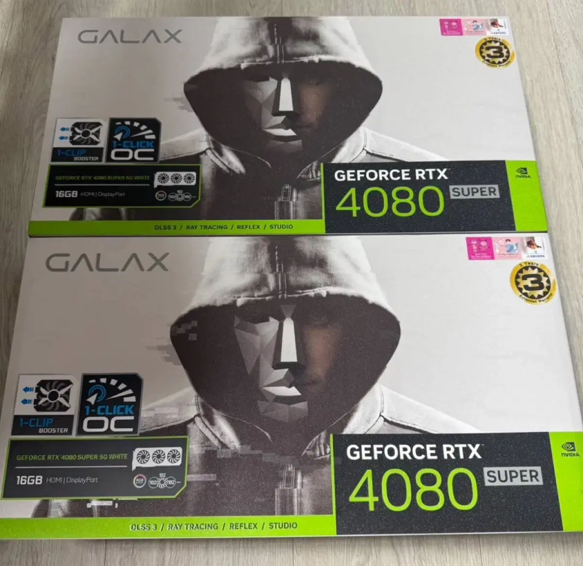 미개봉 갤럭시 GALAX 지포스 RTX 4080 SUPER 그래픽카드