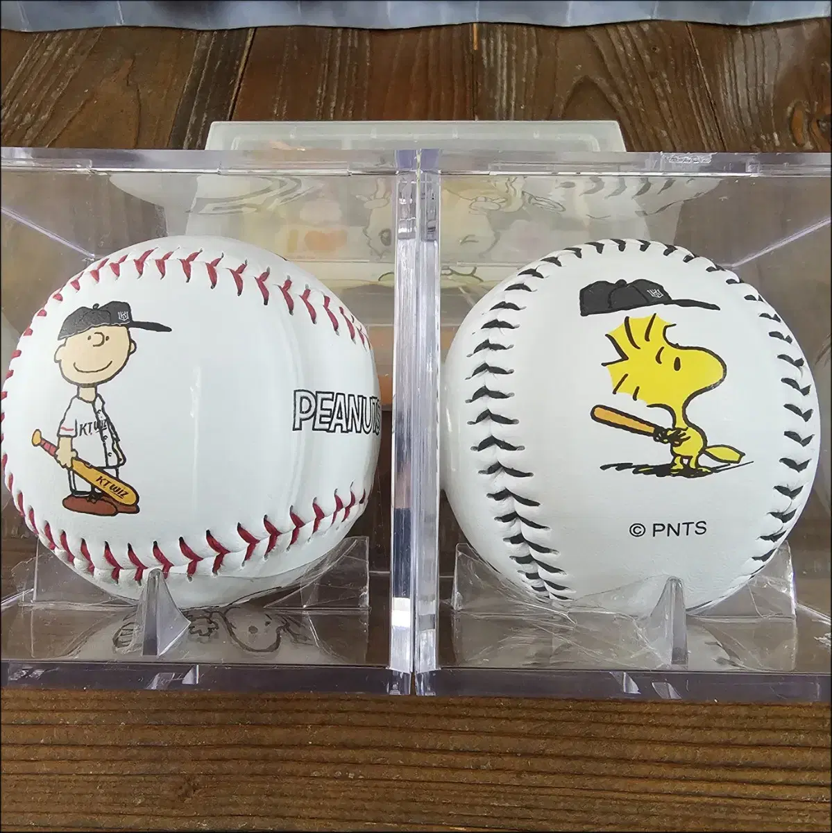 Kt위즈X피너츠(PEANUTS)콜라보 기념구(2종) 외 1종