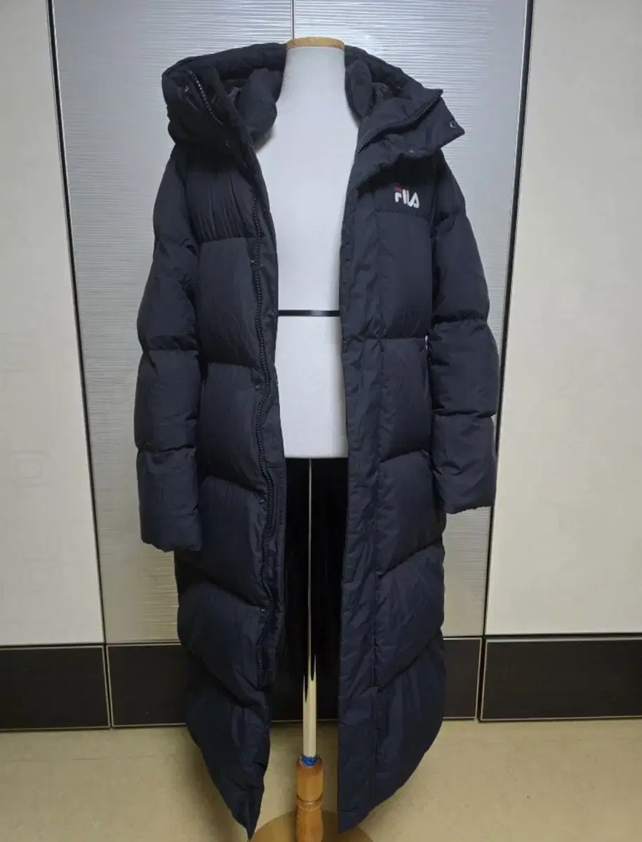 FILA goose down long down jacket