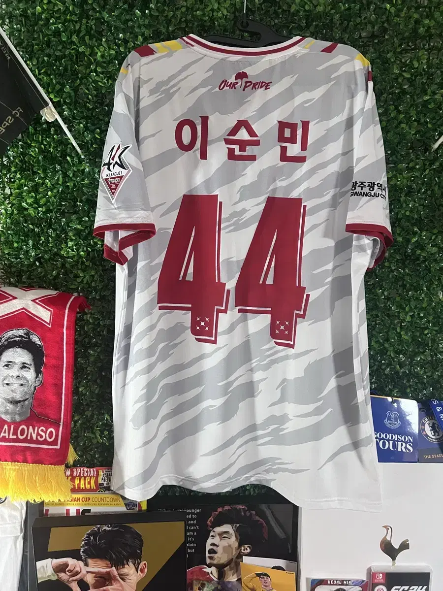 광주fc 23 어웨이 115 험멜 no.44 이순민