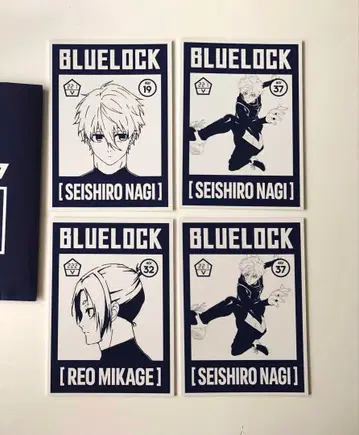 블루 록 아디다스아디다스 카드 스티커 나기 세이시로 미카게 레오