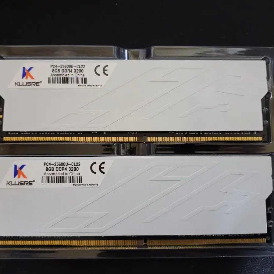 컴퓨터 메모리 KLLISRE DDR4 3200 16GB(8GB두개)