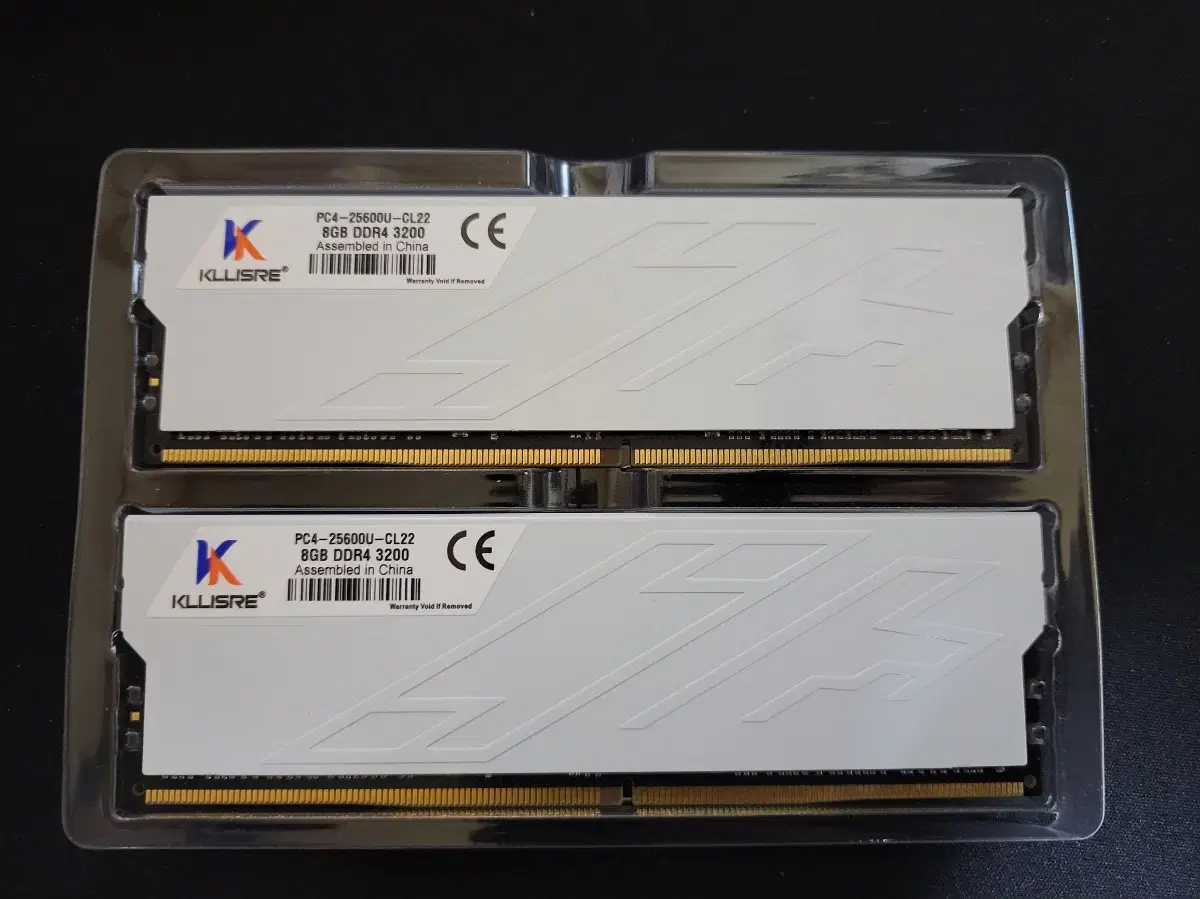 컴퓨터 메모리 KLLISRE DDR4 3200 16GB(8GB두개)