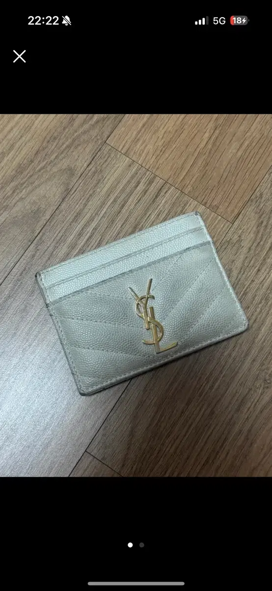 YSL kard wallet (used a lot), last price drop