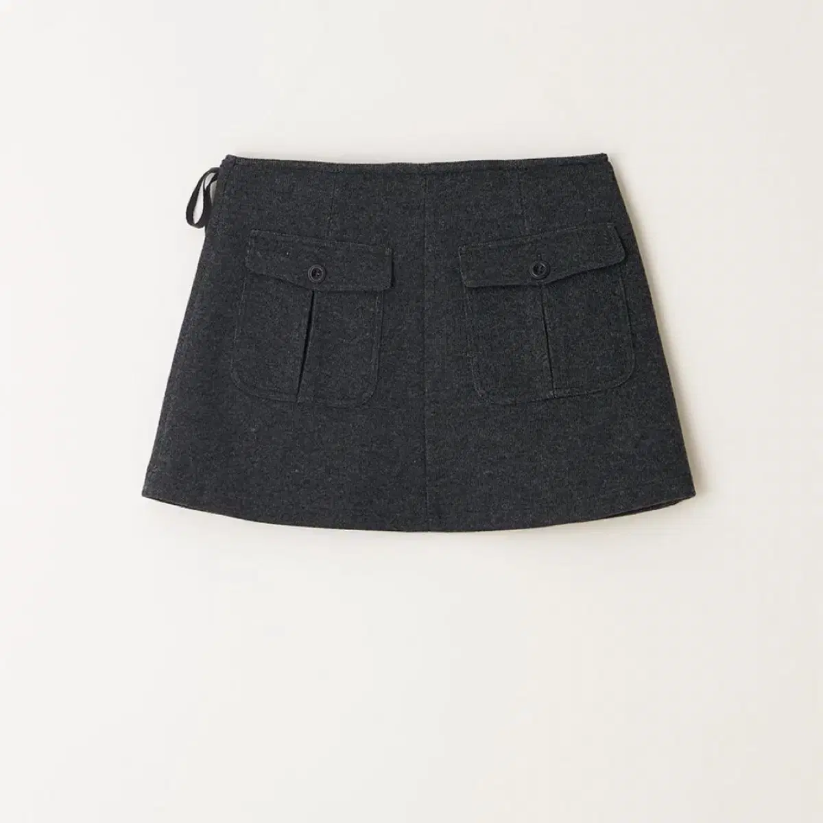 호와스 wrap mini skirt